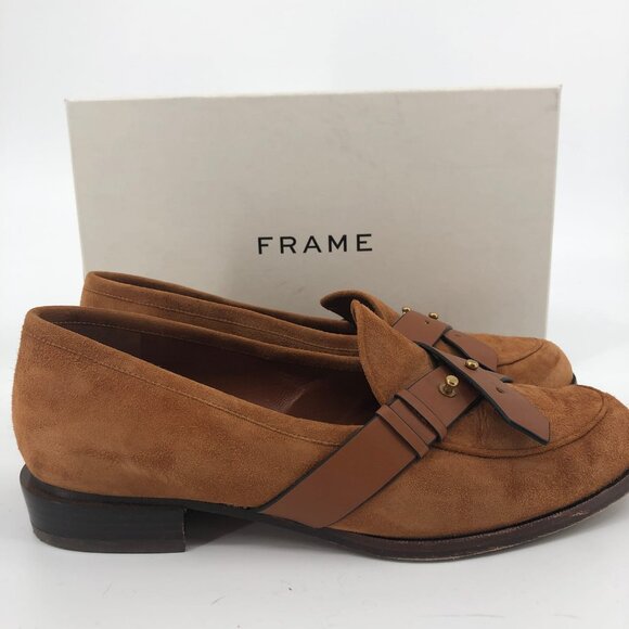 Tan Leather Loafer Flats | Made in Spain - Picture 5 of 6